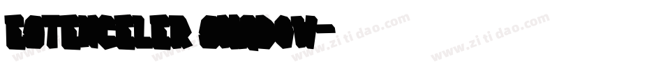 Estenceler Shadow字体转换